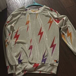 Aviator Nation velvet hoodie